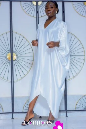 Silk White Shimmer Bubu