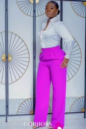 Weekend Go Trouser- Fuschia