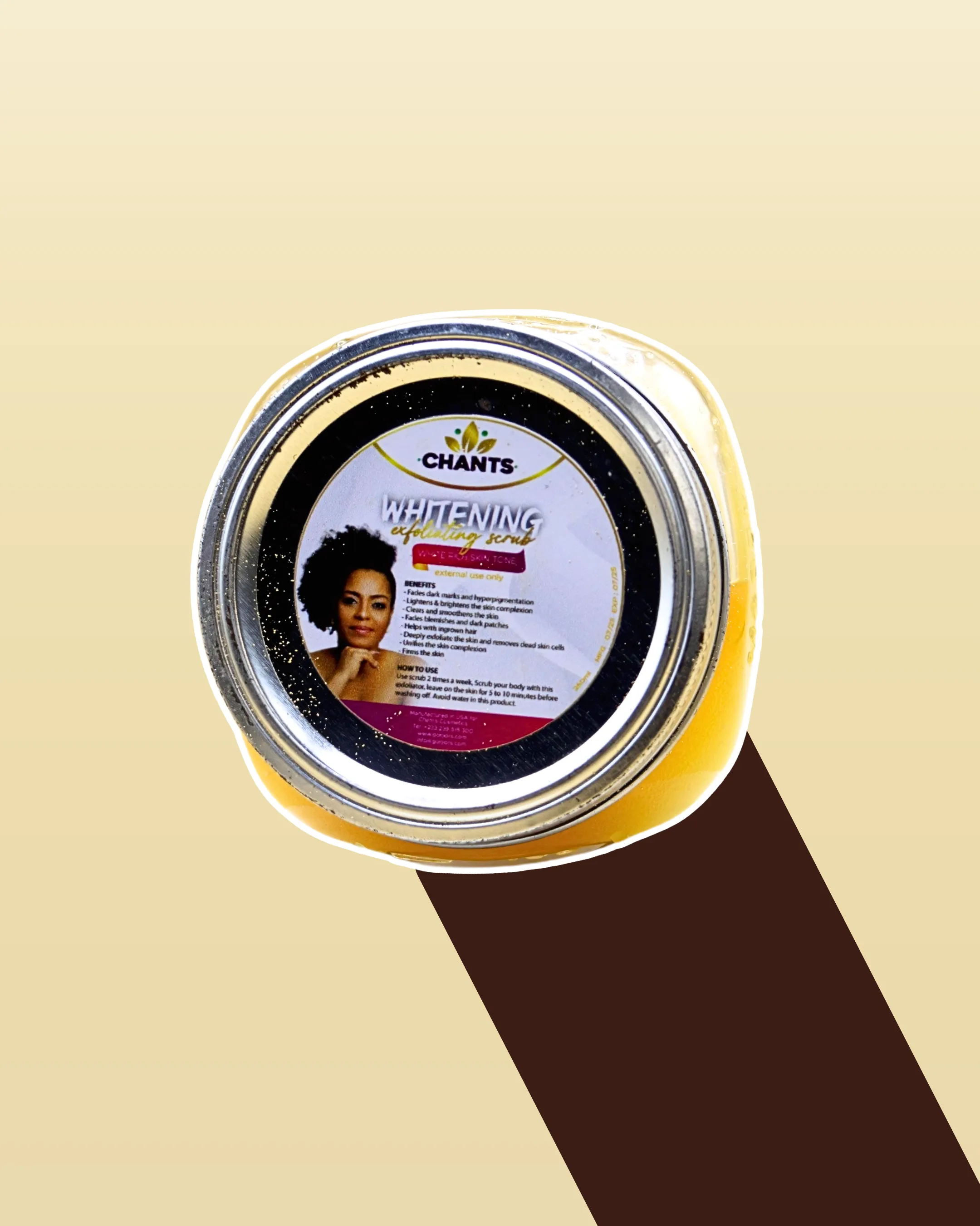 CHANTS WHITENING EXFOLIATING SCRUB