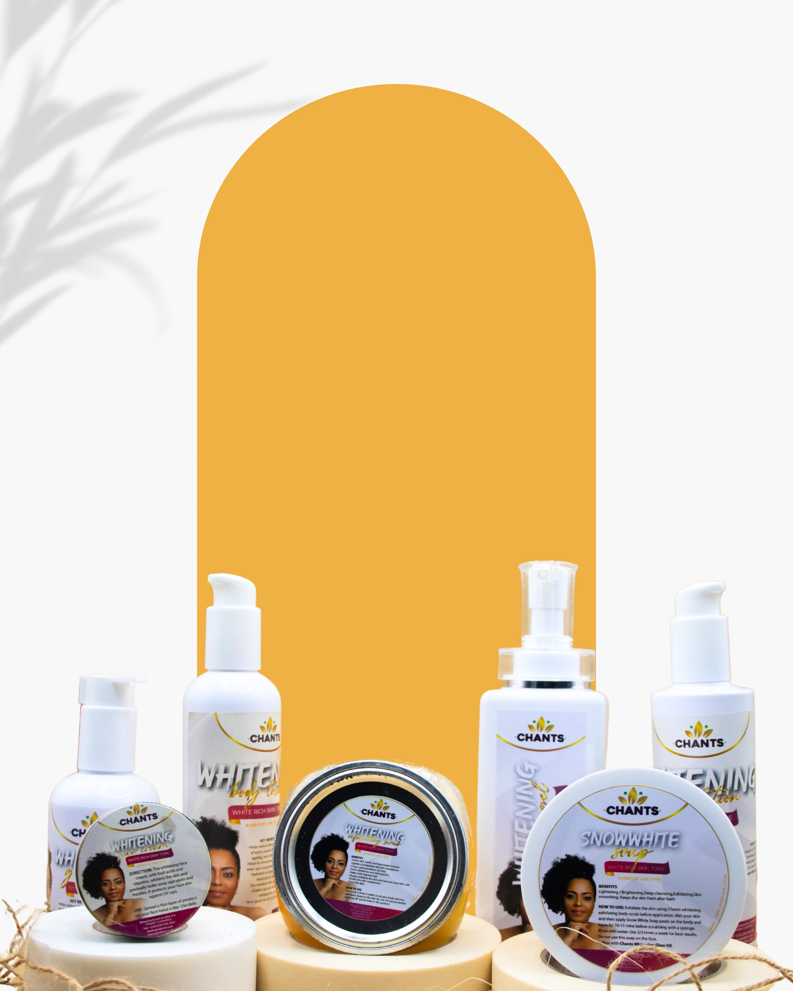 CHANTS WHITE RICH SKIN TONE RANGE